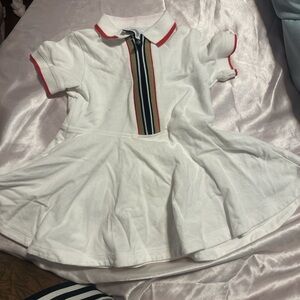 Burberry 18-month-old dress, lightly worn. Minor stains originally $180